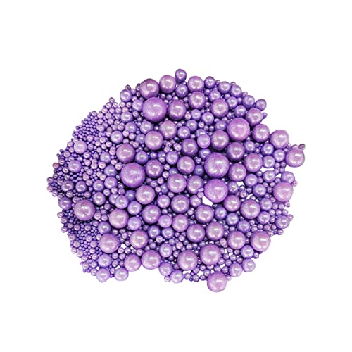 Edible Purple Sugar Pearls Candy Sprinkles 120G (4.23 Ounce)
