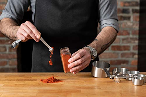 10 Piece Stainless Steel Measuring Cups and Spoons Set