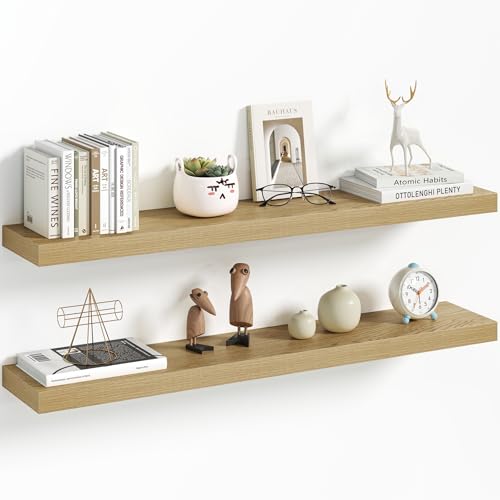 36 Inch Floating Shelves Wall Mounted for Display (2 Count)