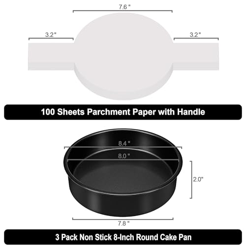 8 Inch Cake Pan (3 Count)