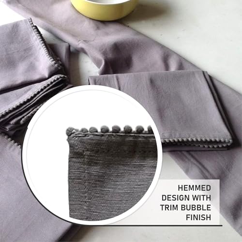 Hand Towels 100% Cotton Solid Kitchen Dish Cloths 18"x 28" (6 Count)