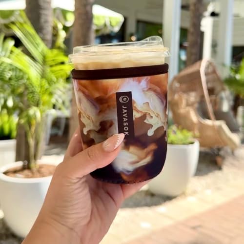 JavaSok Iced Coffee & Cold Soda Insulated Neoprene Cup Sleeve