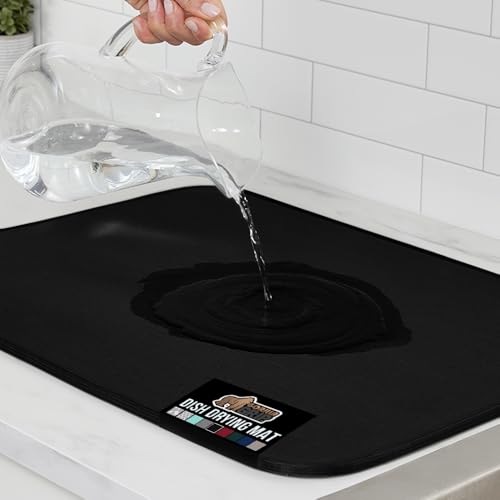 Ultra Absorbent Microfiber Dish Drying Mat