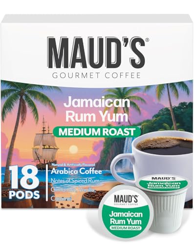 Jamaican Rum Yum Flavored Coffee Pods (18 Count)