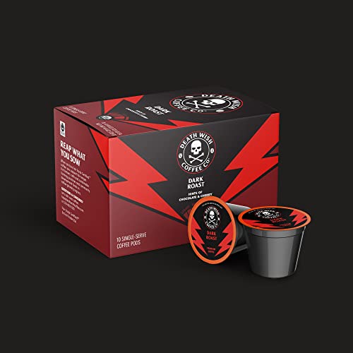 Dark Roast Single Serve Coffee Pods (10 Count)
