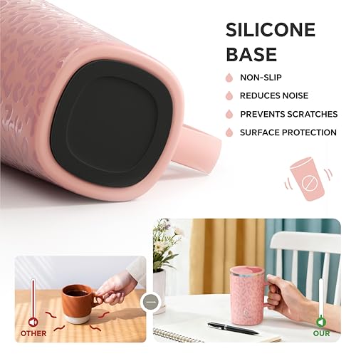16 oz Insulated Coffee Mug with Lid and Handle