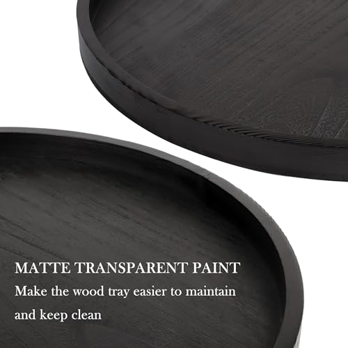 Round Ottoman Table Tray Round