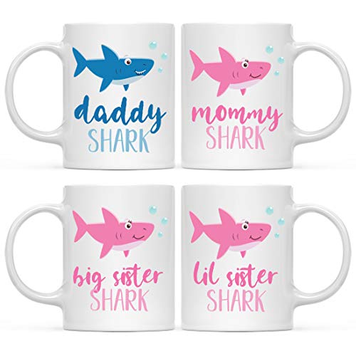 Baby Shark Family 11oz. Coffee Mug Gift Set