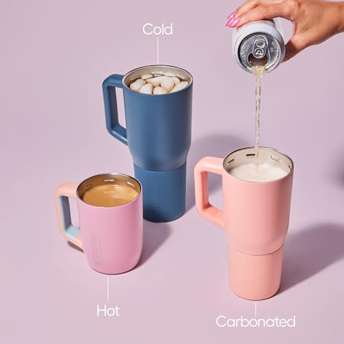Müv 35oz 100% Leak Proof Insulated Coffee Mug with Handle & Lid