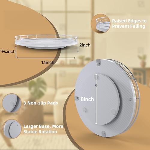 13" Lazy Susan Turntable Organizer for Table Top