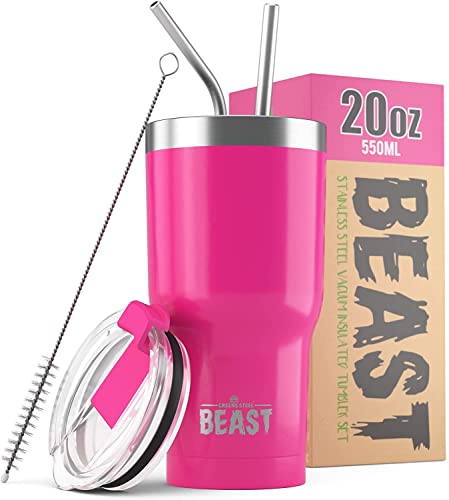 Beast 20 oz Tumbler Stainless Steel Vacuum Insulated Coffee Ice Cup Double Wall Travel Flask