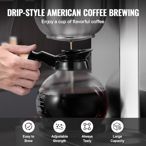 12 Cups Commercial Drip Coffee Maker
