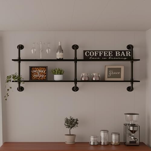 Industrial Pipe Shelf Shelving Bookcase