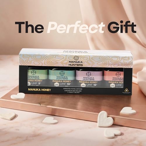 New Zealand Manuka Honey Mixed Gift Set 4 (17.6 Ounce)