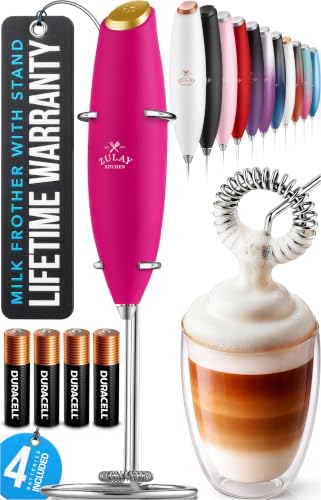 Powerful Milk Frother Wand With Duracell Batteries
