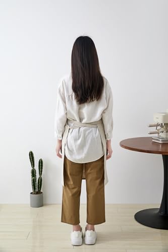 Cotton Linen Apron for Women