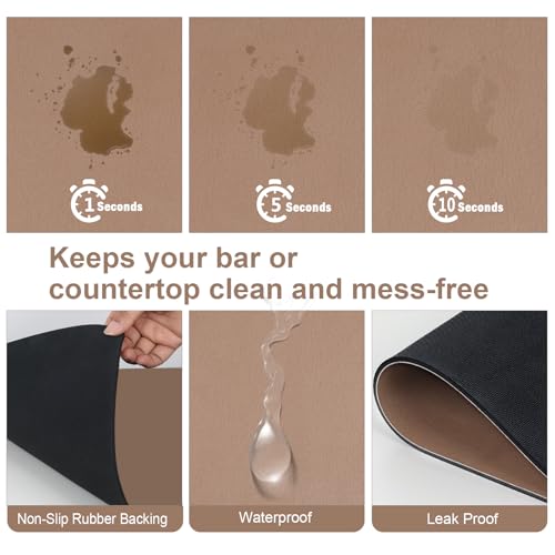Coffee Bar Mat for Espresso Machine