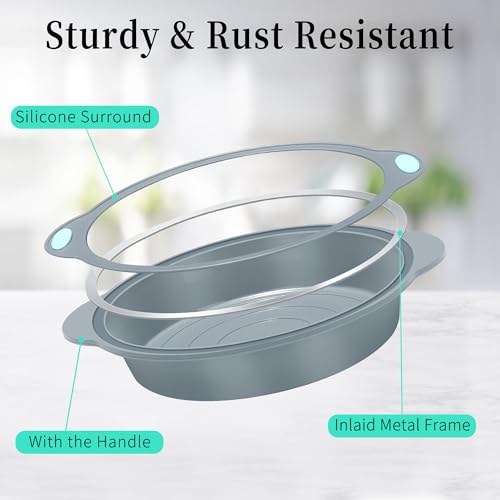 9 Inch Silicone Round Cake Pans (2 Count)