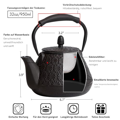 Cast Iron Teapot
