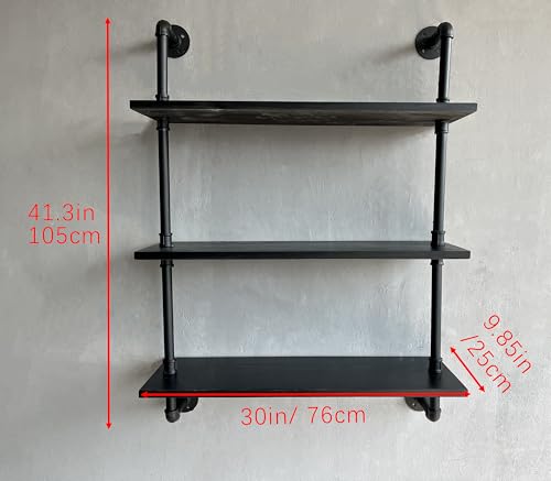 Industrial Pipe Shelf Shelving Bookcase