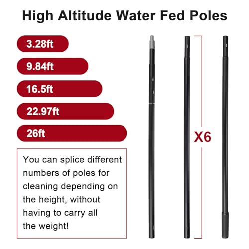 26ft Long Reach Solar Panel Cleaning Kit