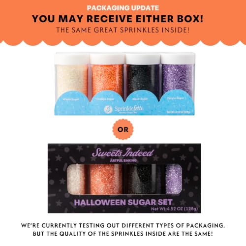 Halloween Sanding Sugar 4 Pack