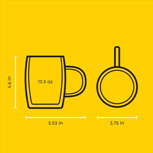Double Wall Glasses 13.5 (2 Count)