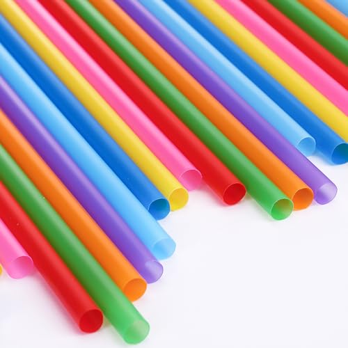10.3" Disposable Plastic Drinking Straws (250 Count)