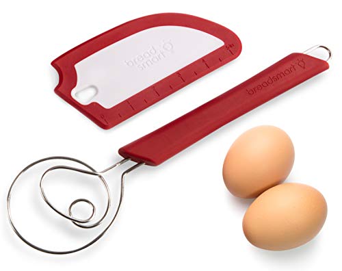 Artisan Bread Whisk and Bench Scraper Duo (2 Count)