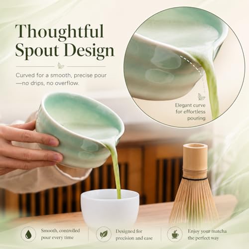 Japanese Matcha Set with Ceramic Bowl (5 Count)