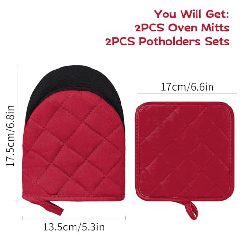 Oven Mitts and Pot Holders Set (4.2 Count)