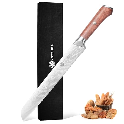 10 Inch Japanese Style Premium Natural Rosewood Bread Knife