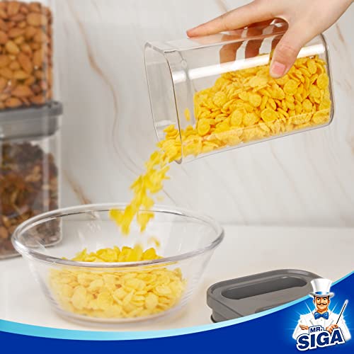 4 Pack Airtight Food Storage Container Set for Pantry Organization (4 Count)