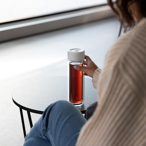 Glass Multi Tea Infuser Bottle 14oz