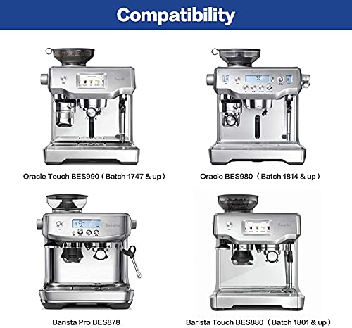 4 Pack Water Filter Compatible with Breville Coffee Machine (4 Count)