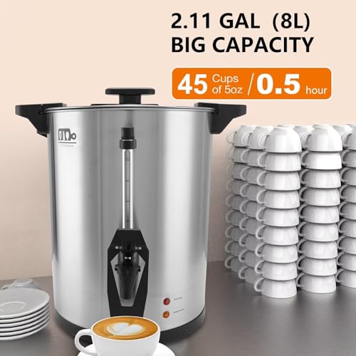 45 Cup 8L 2.11Gallon Commercial Coffee Urn