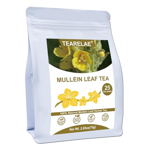 Mullein Tea Bags For Lungs (25 Count)