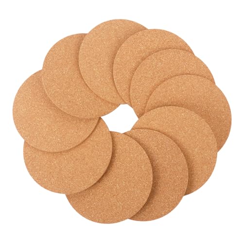 150 Pieces 3.6 Inch Cork Coasters for Drinks (150 Count)