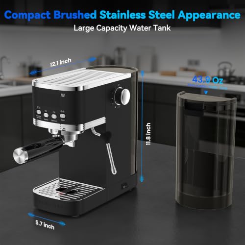 Espresso Machine with Adjustable Extraction Temperature