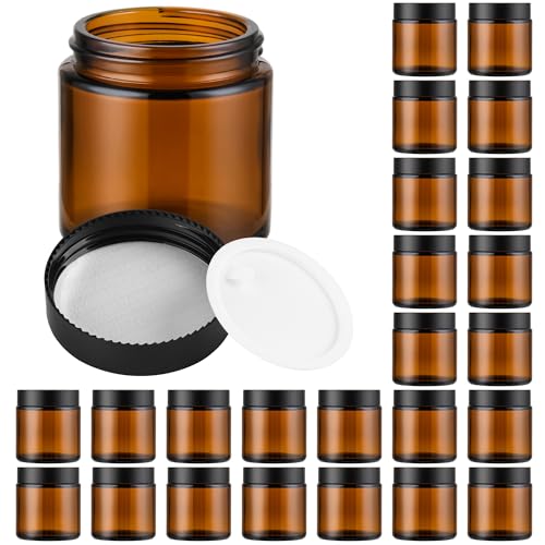 Glass Jars with Lids (24 Count)
