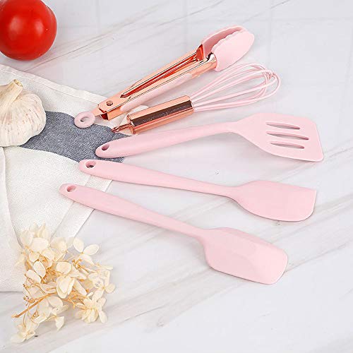 Rose Gold And Pink Kitchen Utensil Small Five (5 Count)