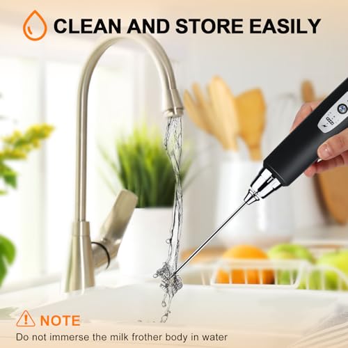 Handheld Milk Frother Wand for Coffee