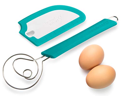 Artisan Bread Whisk and Bench Scraper Duo