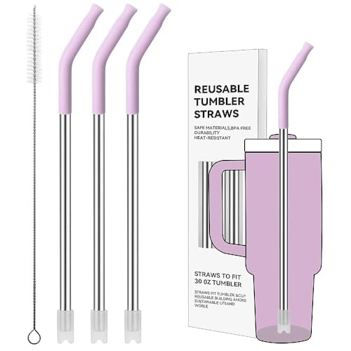 Straight Metal Straws for Stanley 30oz