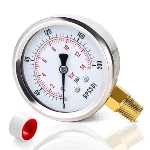 0 200 Psi Pressure Gauge