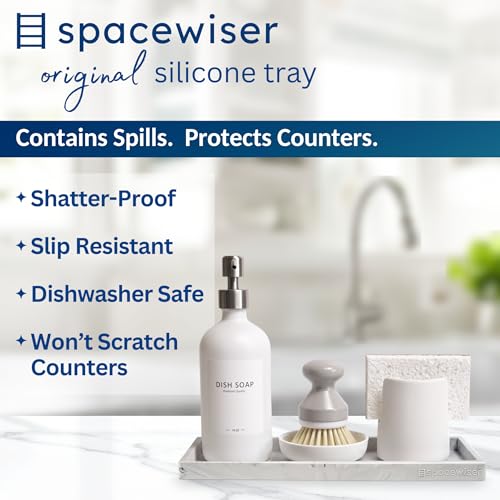 Silicone Countertop & Vanity Bathroom Tray