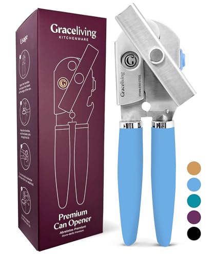 Heavy Duty Manual Can Opener with Magnetic Lid Lifter