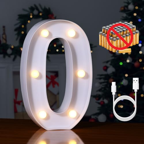 Rechargeable LED Letter Lights Sign Marquee Light Up Letters Sign for Night Light Wedding