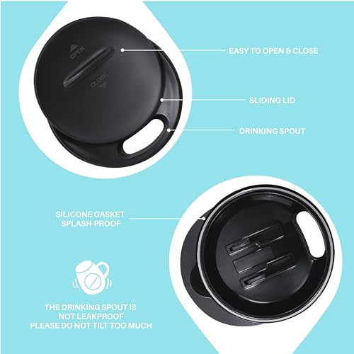 16 oz Insulated Coffee Mug with Lid and Handle