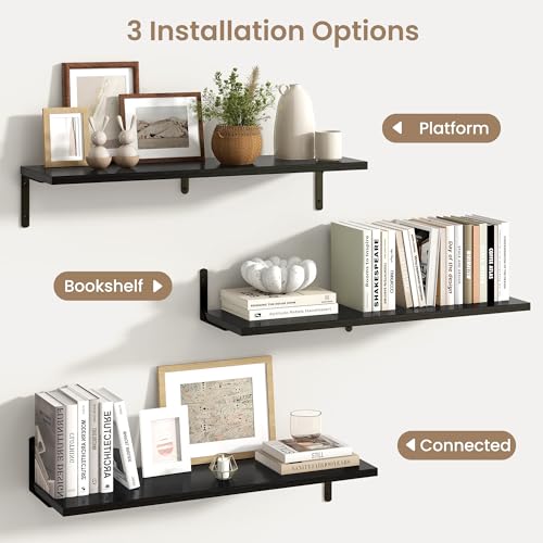 Deep Floating Shelves (2 Count)
